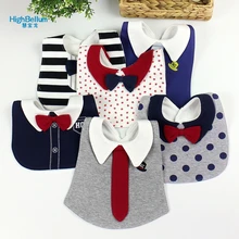 Детские нагрудники для младенцев, новинка, детские слюнявчики, водонепроницаемые Слюнявчики для детей, с мультяшным рисунком, 3 слоя, детские слюнявчики для обеда