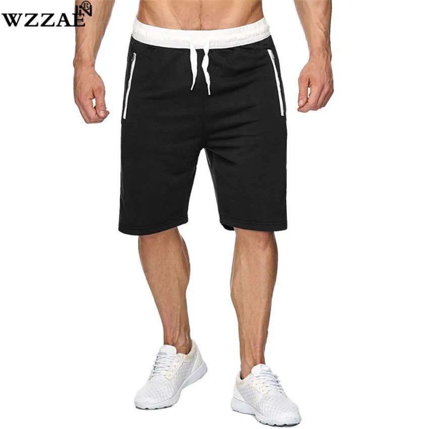 

Men 2019 Summer New Loose Cotton Shorts Man Gyms Fitness Knee Length Sweatpants Male Jogger Workout Crossfit Brand Short Pants