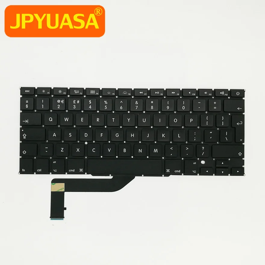 5 шт./лот новая клавиатура для ноутбука из Великобритании Apple Macbook Pro Retina 15 ''A1398