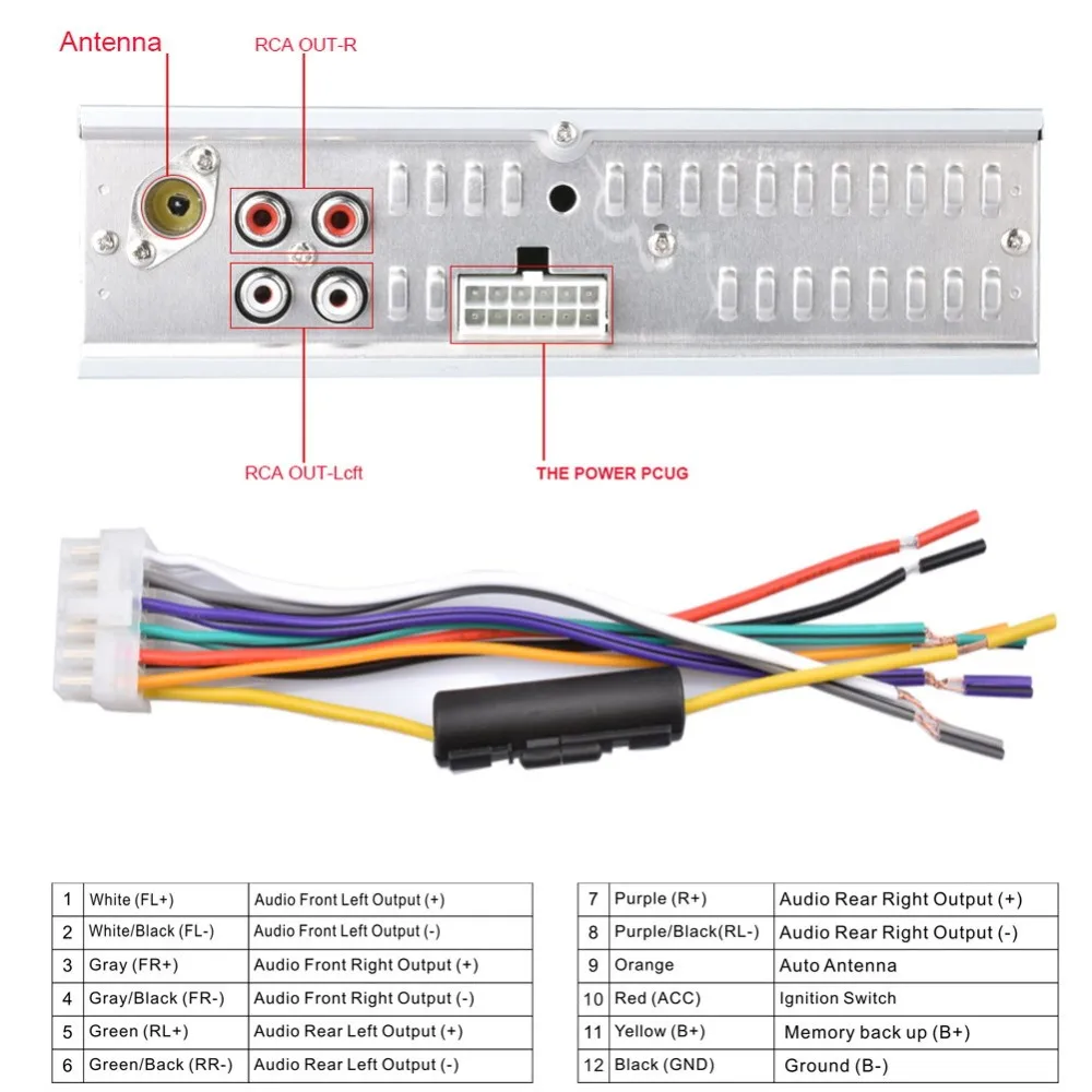 Mobil Auto United Dollar 1din VODOOL Pemain Din Berbelanja Kelebihan Mm kartu Control FM Stereo Penopang Player Musik 3.5 USD MMC Audio 12V USB Aux States 2sykes MP3 Radio SD Remote 1 10 Mobil Auto United Dollar 10
