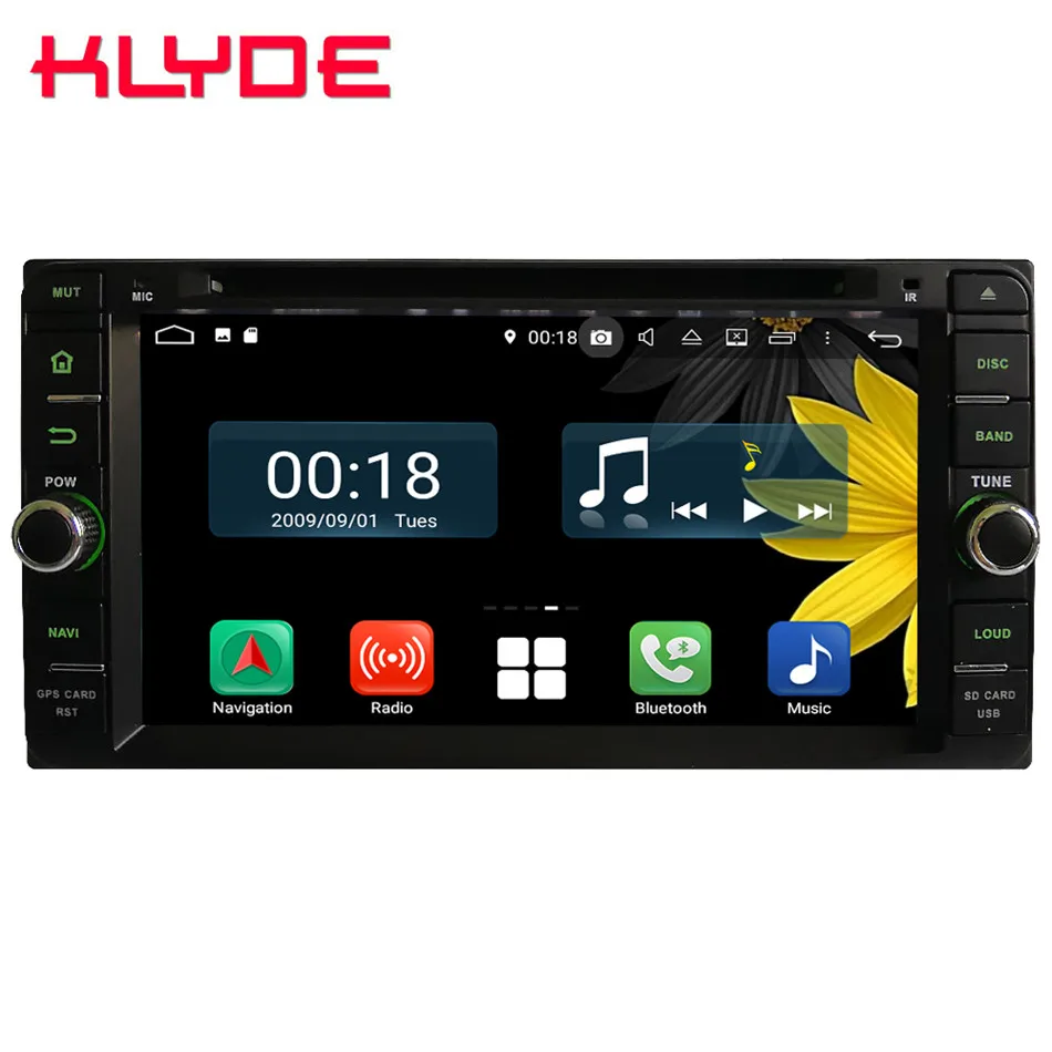 Octa Core 4G Android 8.1 4GB RAM 64GB ROM RDS Car DVD Player Radio GPS Glonass For Toyota Terios Hiace Prado Previa Crown Camry