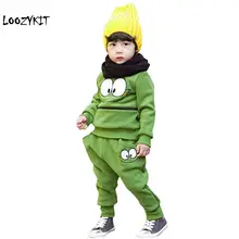 Loozykit/комплекты одежды для детей; футболка с длинными рукавами+ брюки; сезон осень-весна; детский спортивный костюм; комплект одежды для мальчиков