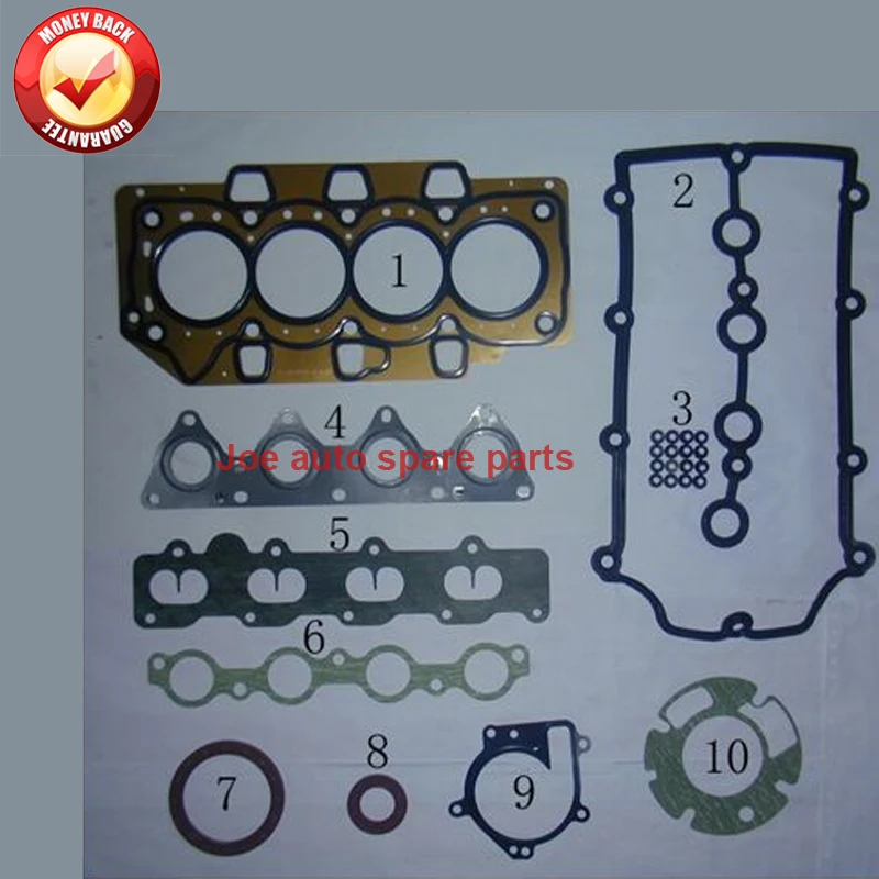 SQR473F 473H Engine Full gasket set kit Overhaul for Chery A1 EGO FACE J1 KIMO QQ6 QQM M1 S18 1.3L 473H-10000A10A 473H10000A10A