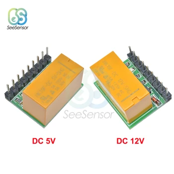 

DR21A01 Mini DC 5V 12V 1 Channel DPDT Relay Module Polarity Reversal Switch Board for Arduino UNO