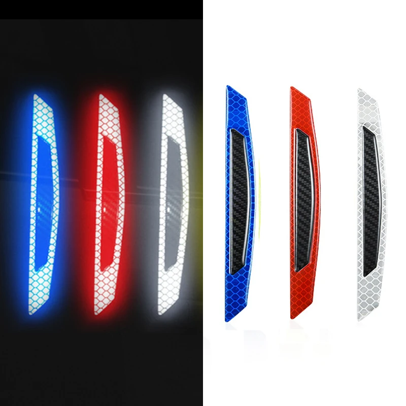 

Car Reflective Stickers Warning Tape Safety Mark Exterior Accessories Reflective Strip Auto Door Protector Sticker Decor Styling