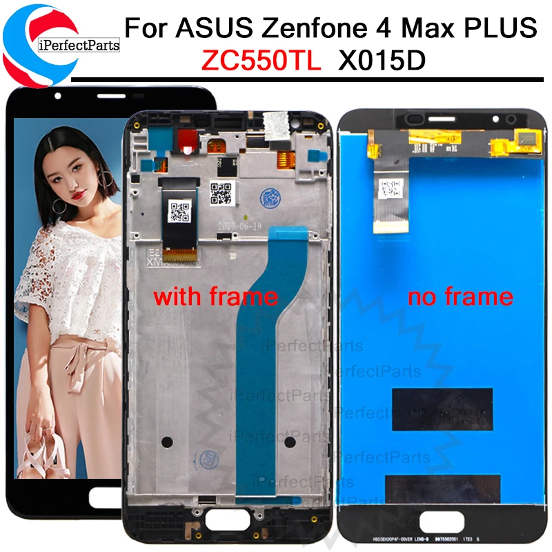 

5.5" For ASUS Zenfone 4 Max Plus ZC550TL X015D LCD Display + Touch Screen Digitizer Assembly Replacement Parts For ZC550TL