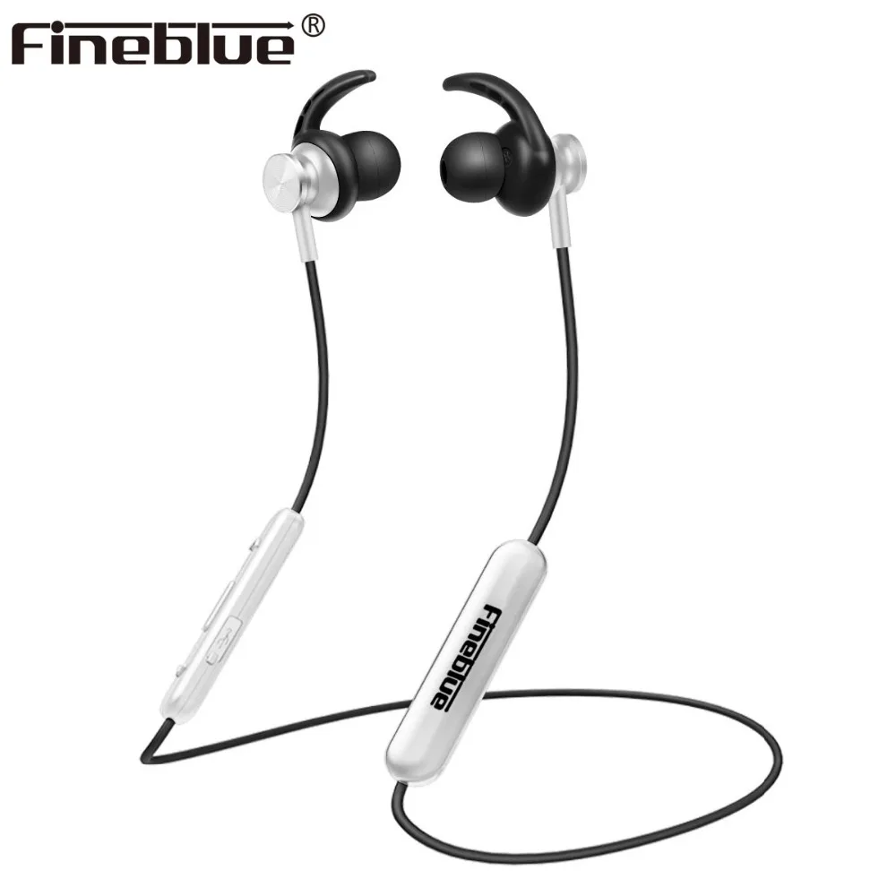 FineBlue Mate 10 Магнитная беспроводная bluetooth гарнитура с шейным ремешком спортивные