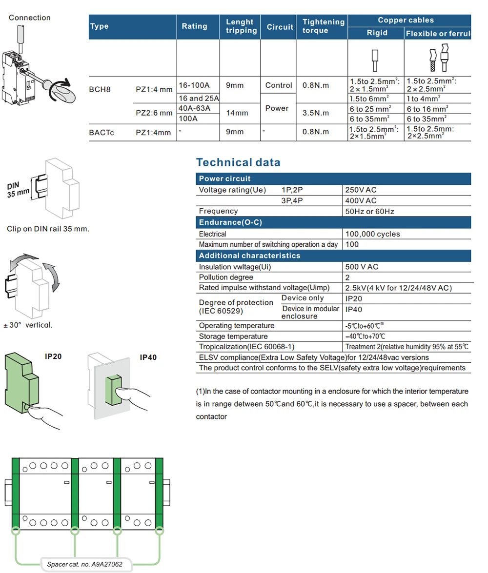 TOCT1 4P 25A 220 V/230 V 50/60HZ Din rail бытовой ac Контактор В соответствии с стандартом с ручным Управление переключатель 4NO или 2NO 2NC или 4NC