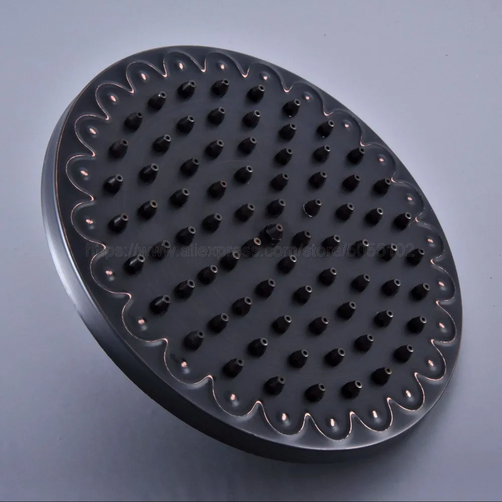 8 inch Round Vintage Retro Bathroom Rain Shower Head Oil Rubbed Bronze Hose Top Shower Sprayer Bathroom Accessaraies zsh244