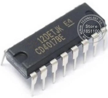10 шт CD4017BE DIP 4017 декада счетчик делитель IC | Мобильные телефоны и аксессуары