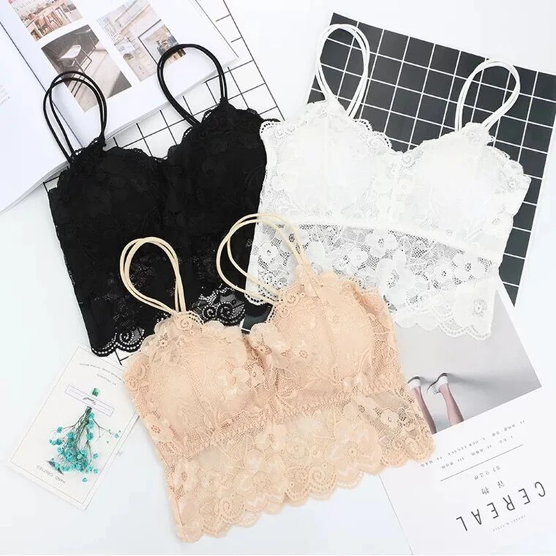 

YSMILE Y Top Sale Women Underwear Summer Lace Condole Belt Fitness Black White Girl Lady Lingerie Tank Top Female Camisoles