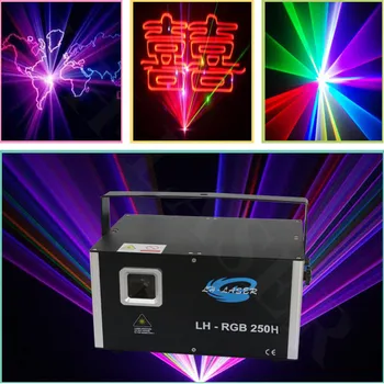 

new arrival 3.5w RGB laser animation scanner projector DMX Stage DJ lighting Dance Show bar disco Party Light Show system