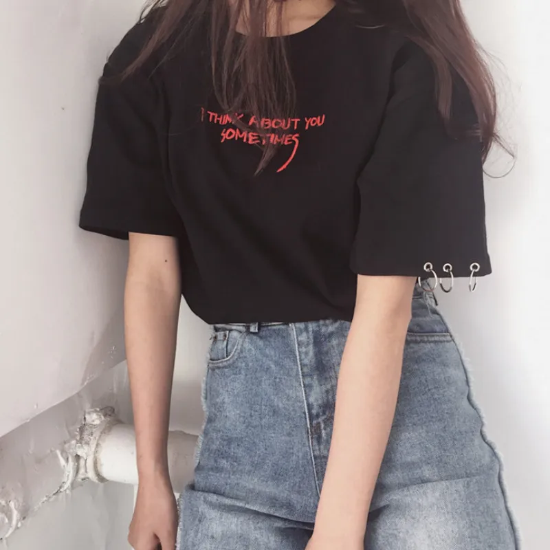 Fashion Blusas 2018 Summer Best Friends T Shirt Korean Ulzzang Harajuku Embroidery Short Sleeve T-shirts Women Casual Top Shirts Fashion Blusas 2018 Summer Best Friends T Shirt Korean Ulzzang Harajuku Embroidery Short Sleeve T-shirts Women Casual Top Shirts