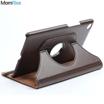 

New 360 Degree Rotating PU Leather Flip Cover For Huawei MediaPad M5 8.4 Case SHT-W09 8.4 inch Tablet Stand Folding Folio Cases