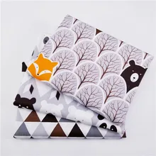 3 шт. Новая Серая серия саржевой хлопчатобумажной ткани, Лоскутная Ткань, DIY шитье стеганое жировые кварталы материал для домашнего текстиля материал