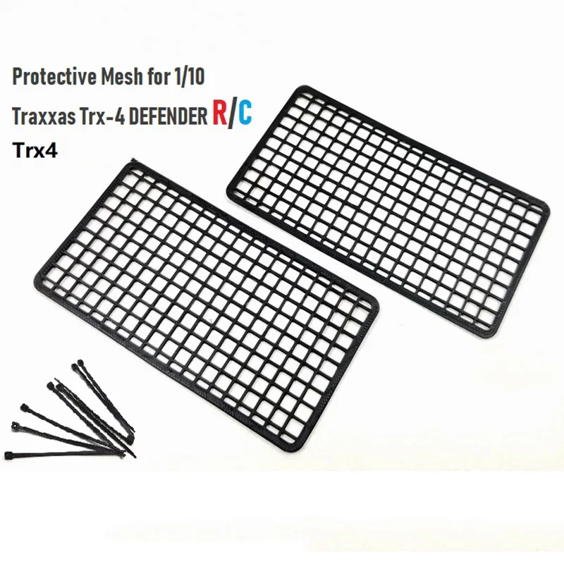 

1/10 scale safety net Traxxas Trx-4 window net protection net simulation climbing Luggage rack fixing No opening hole toy collec