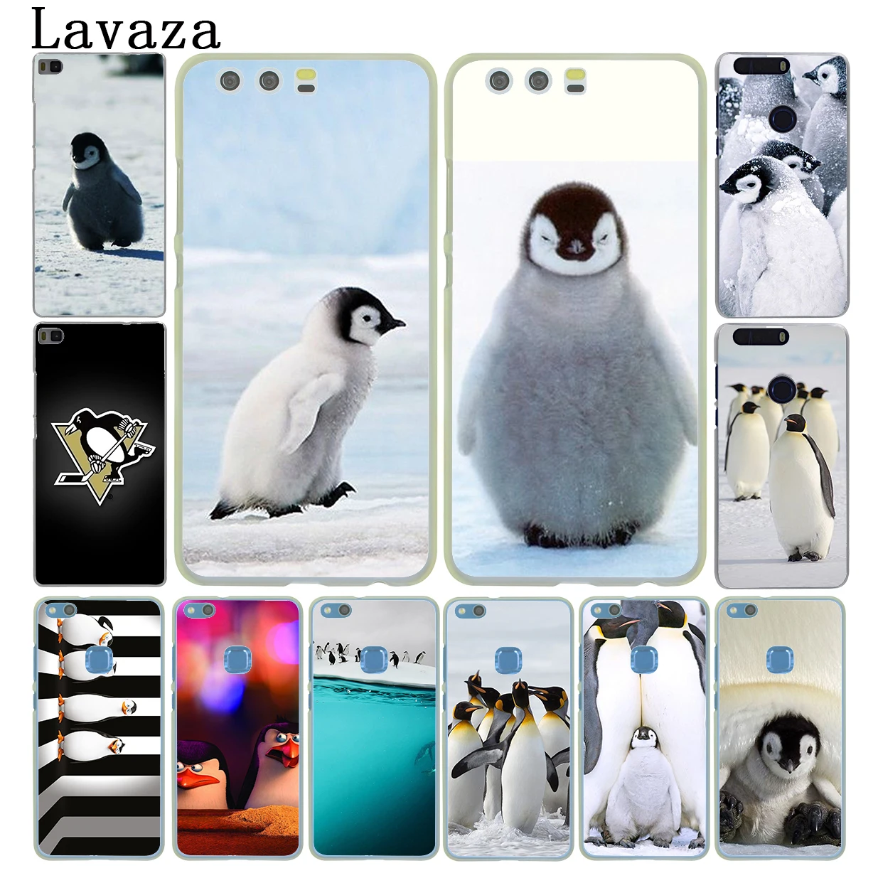 Милый жесткий чехол для телефона Lavaza Baby Penguin Huawei P30 Pro P20 P10 P9 Plus P8 Lite Mini 2016 2017 P smart Z 2019