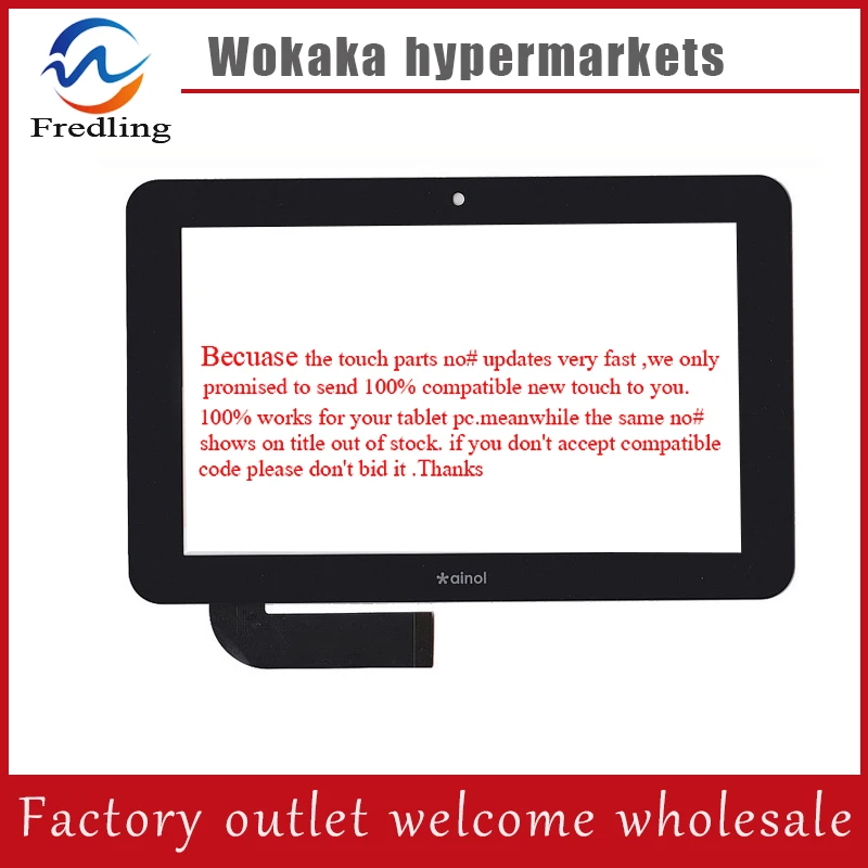 white touch screen digitizer touch panel for Ainol novo7 elf II Novo 7 elf2