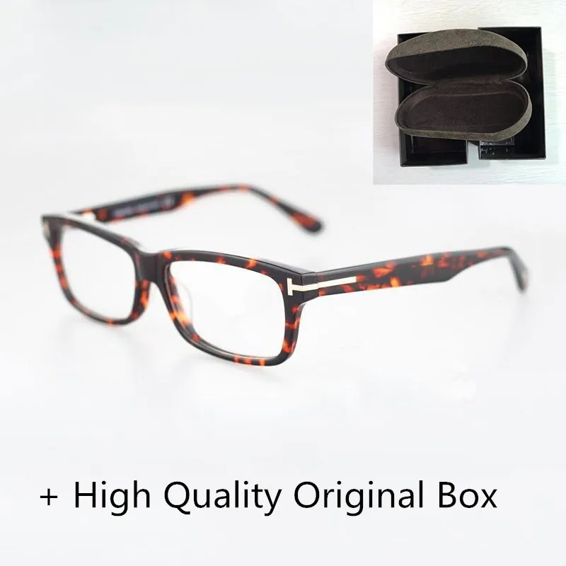 TortoiseOriginal box Новинка 5146, модные мужские и женские очки, лучшее качество, оптические очки, ацетатная оправа, близорукость, дальнозоркость, астигматизм, очки oculos de grau - Цвет оправы: TortoiseOriginal box