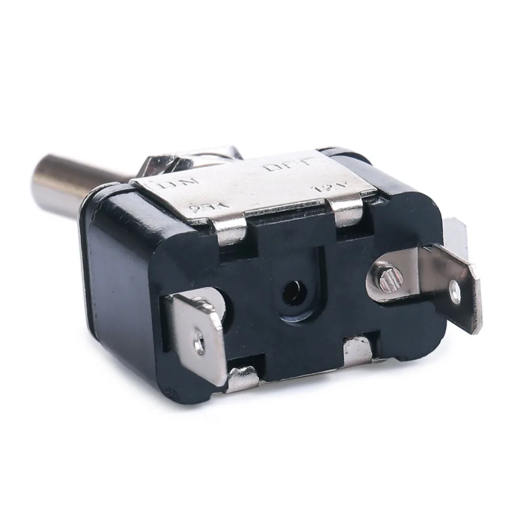 12V 20A Rocker Toggle Switch SPST ON/OFF Blue Red Green LED Light Car