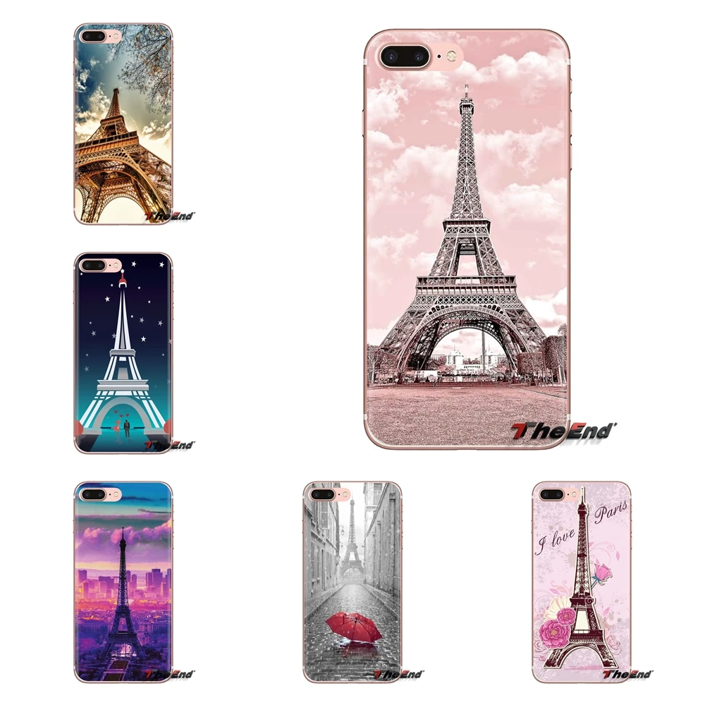 Paris Wallpaper Transparent Soft Shell Covers For HTC One U11 U12 X9 M7 M8 A9 M9 M10 E9 Plus Desire 630 530 626 628 816 820 830 |