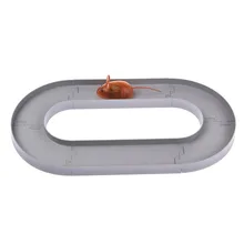 Pet Puppy Cat электрическая Nano мышь с трековой поворотной пластиной игрушки интерактивный тизер кошки вращающаяся игрушка M09