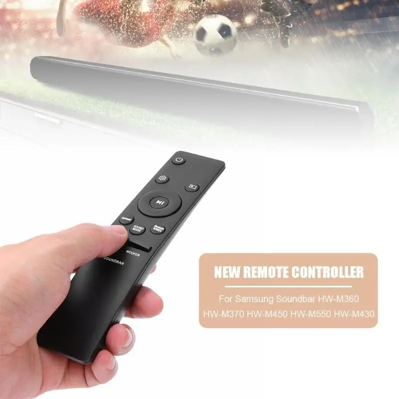 

Smart TV Remote Control Black AH59-02758A for Samsung Soundbar Soundbar HW-M360 HW-M370 HW-M450 HW-M550 HW-M430 164*35*24mm