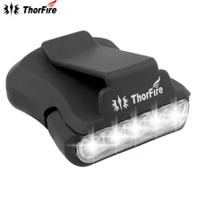 ThorFire 5 LED Headlamp Cap Hat Light Bicycle light Rotatable Clip-on Hat Light Hands Free head light for Camping Fishing