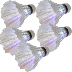 ELOS-Новый прекрасный 5 * Темная ночь светодиодный Волан для бадминтона птички освещение Multicolors