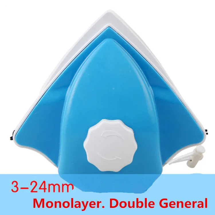

Home Window Glass Cleaner Tool Double Side Magnetic Glass Cleaning Brush Wiper Useful Surface Brush adjustable for 3-24MM glass