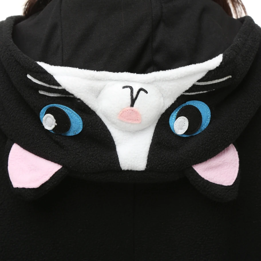 Polar-Fleece-Kigurumi-Black-Cat-Cosplay-Costume-Cartoon-Onesie-Pajama-Halloween-Carnival-Masquerade-Party-Jumpsuit-Clothing (5)
