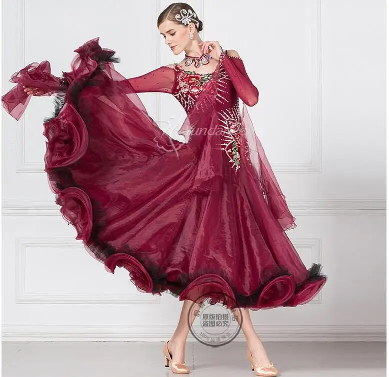 Buy New Competition ballroom Standard dance dress