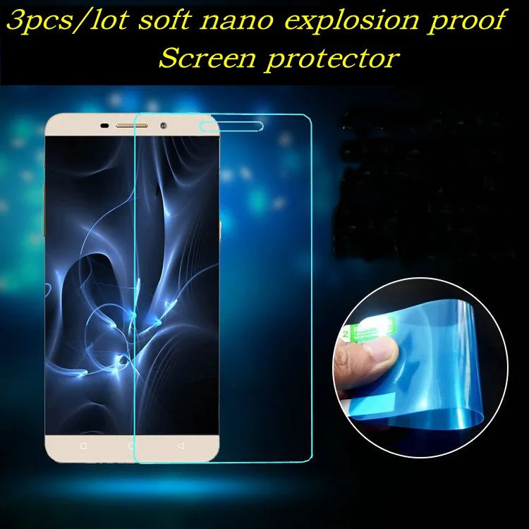 Для Qmobile Noir V4 пакет 3 шт./лот Мягкий Nano Взрывозащищенный Защитная пленка