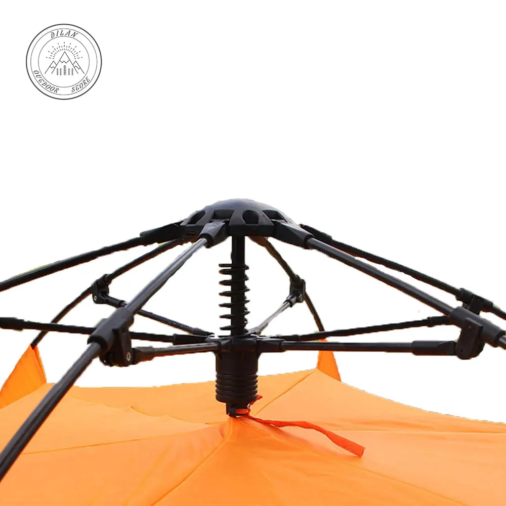 tente 3-4people double-decked hexagonal camping tent pole hexagonal field camp outdoor tent carpas de camping ultralight tent