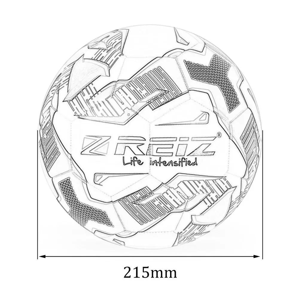 Новинка, Стандартный Футбольный Мяч из полиуретана, официальный размер 5, декоративный Рисунок, тренировочный мяч для игры на открытом воздухе, спортивное оборудование