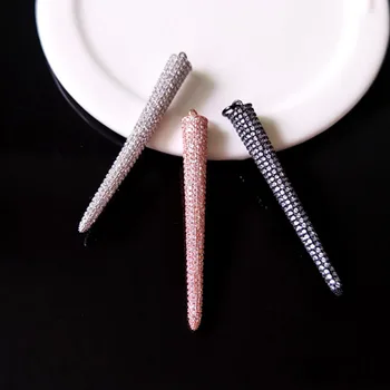 

10Pcs Tiny CZ crystal Charm,CZ zircon Stone Micro pave Turkish Style Pendant,Jewelry Finding DIY necklace making PD604
