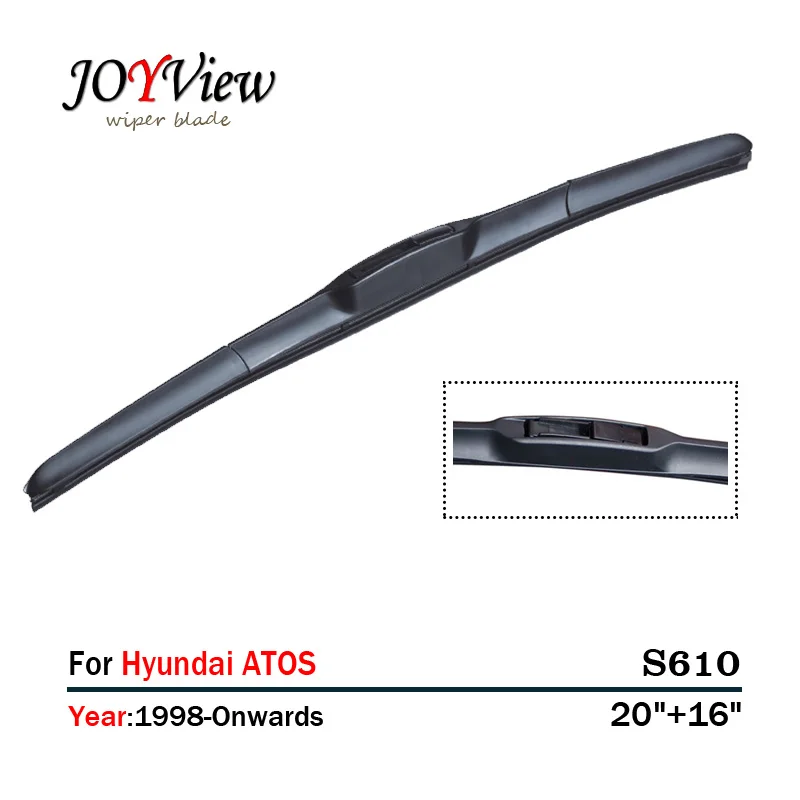 S610 20"+16" CAR WIPER BLADE FIT FOR Hyundai ATOS (1998 onwards) HIGH QUALITY AUTO WINDSCREEN WINDSHIELD | Автомобили и
