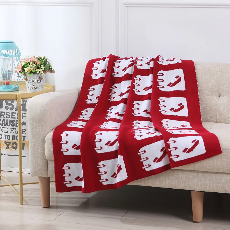 High Quality Throw Blanket Cotton Thread Blanket on The Bed Soft Winter