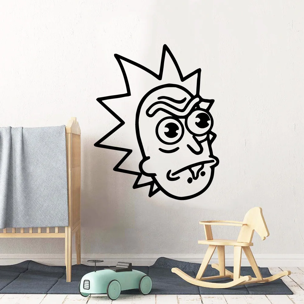 

Family ugly man Self Adhesive Vinyl Waterproof Wall Art Decal Kids Room Removable Wall Sticker Home Decoration Accessories