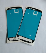 Whole Sale 10pcs/lot Brand New Front Frame Adhesive Glue Sticker For Samsung Galaxy S3 mini i8190 High Quality Frame Sticker