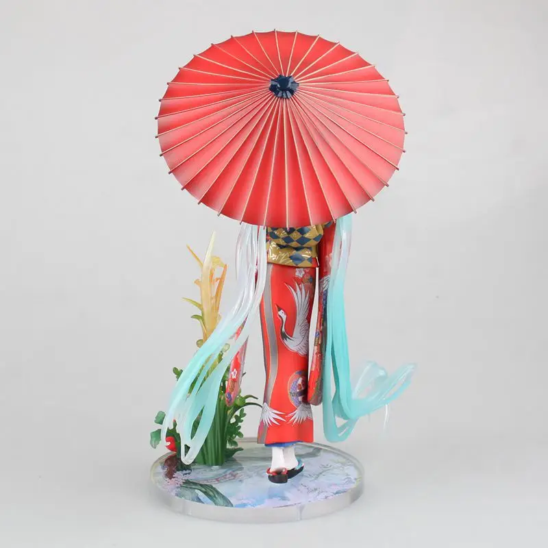 anime Hatsune Miku Kaito & meiko model figure 25cm action colleciton kimono version action collection toy gift (29)