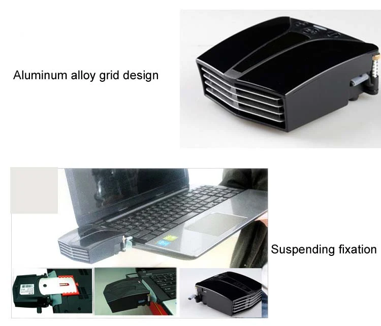 Умный термостат USB боковой выхлоп ноутбук охладитель высокая скорость с экраном дисплея быстрое охлаждение воздуха Извлечение радиатор для ноутбука
