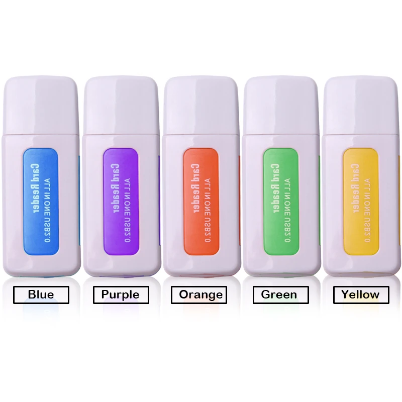 SR 옥 카드 리더 USB 4 인 1 카드 리더, M2 SD SDHC DV 마이크로 SD TF 카드 슬롯용