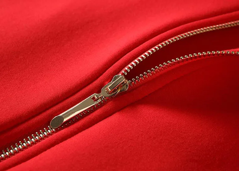 Весенний декор с пайетками Женское пальто Новая мода Тонкий красный цвет женский жакет