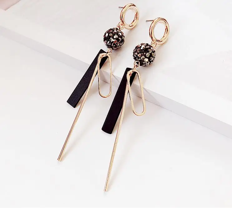 Hot Sale Earrings Geometric Circular Irregular Long Tassel Earrings Dangle Earrings For Women Drops Earrings Fashion Jewelry