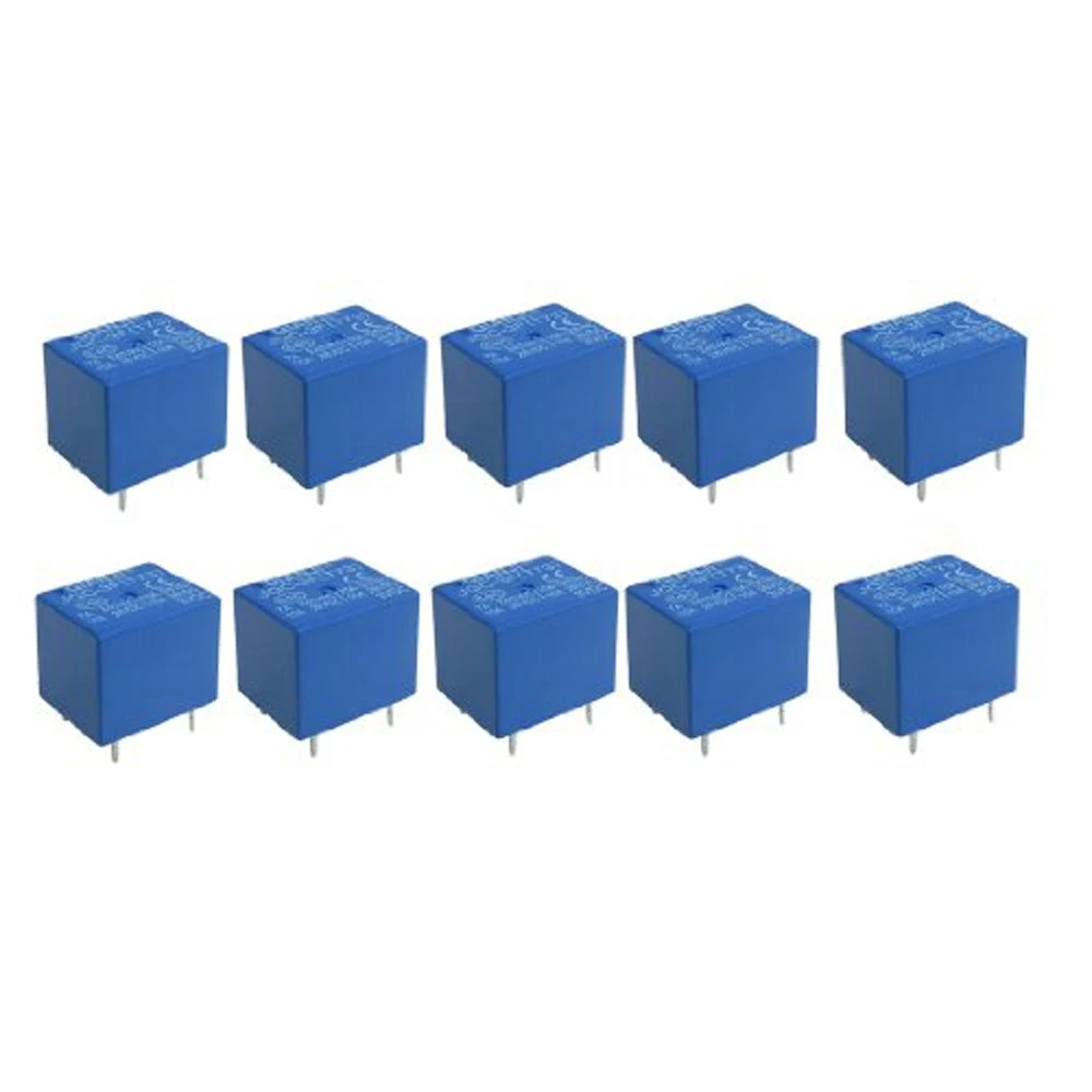 

IMC Wholesale 10 x DC 3V Coil 10A/125V AC 10A/28V DC 5 Pins SPST Power Relay JQC-3F