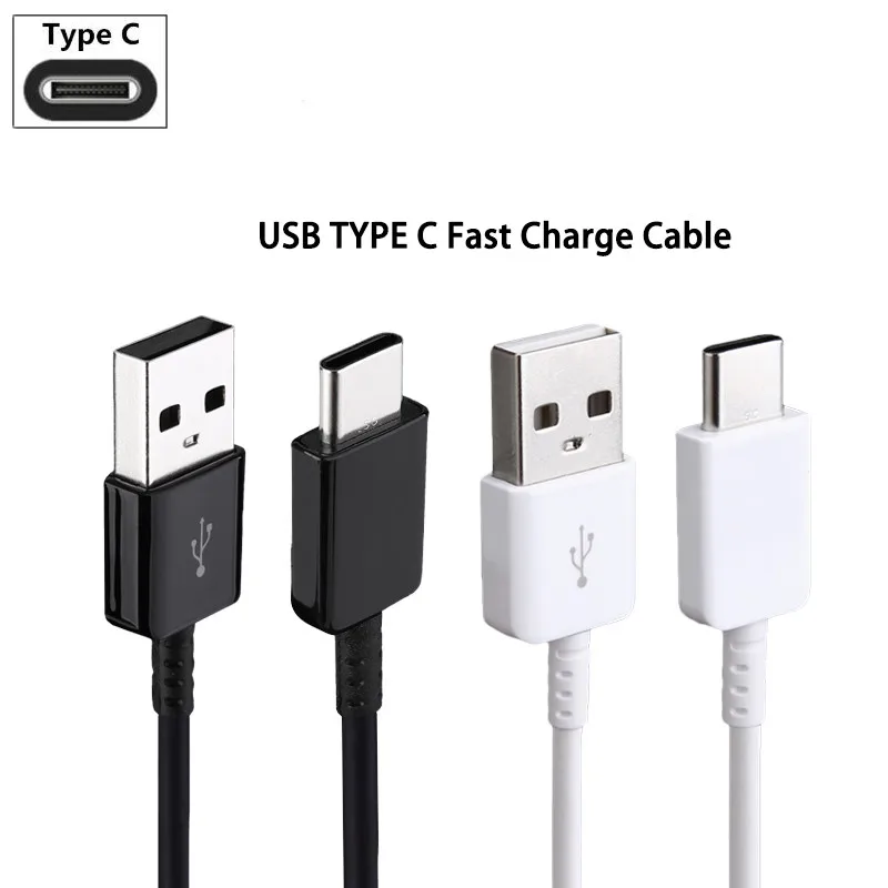 Оригинальное быстрое зарядное устройство Samsung S10 USB быстрый адаптер 1 м кабель