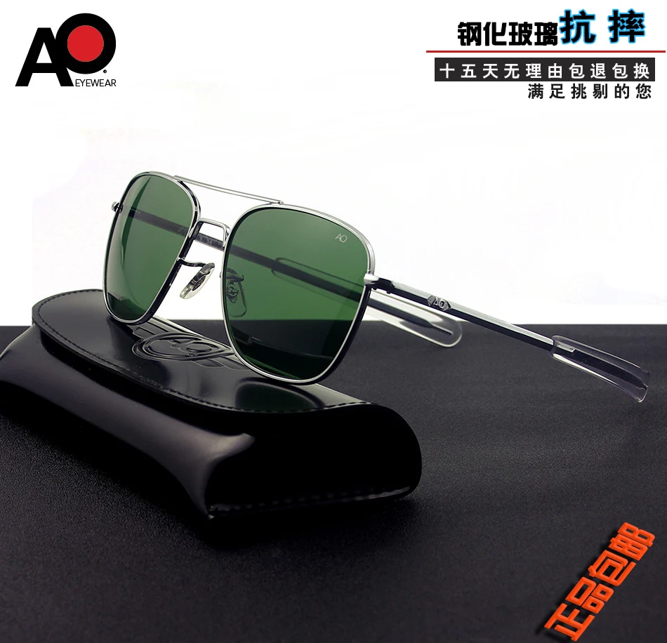 

2019 Aviation Sunglasses Men women vintage brand designer American Army Military Optical AO Sun Glasses Oculos de sol masculino