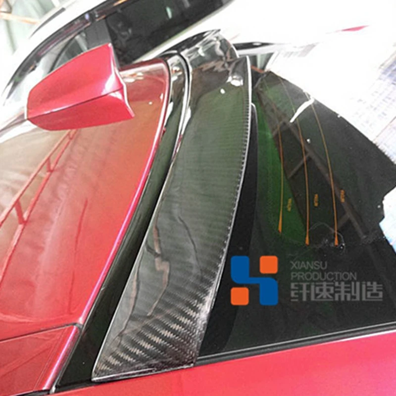 Авто, высококачественный задний спойлер из углеродного волокна для багажника, крыла, 1 шт., автомобильный Стайлинг для Jaguar XE, спойлер XE