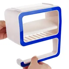 Пластик Мыло Box Rack держатель в Форма номер 9 Ванная комната организатор